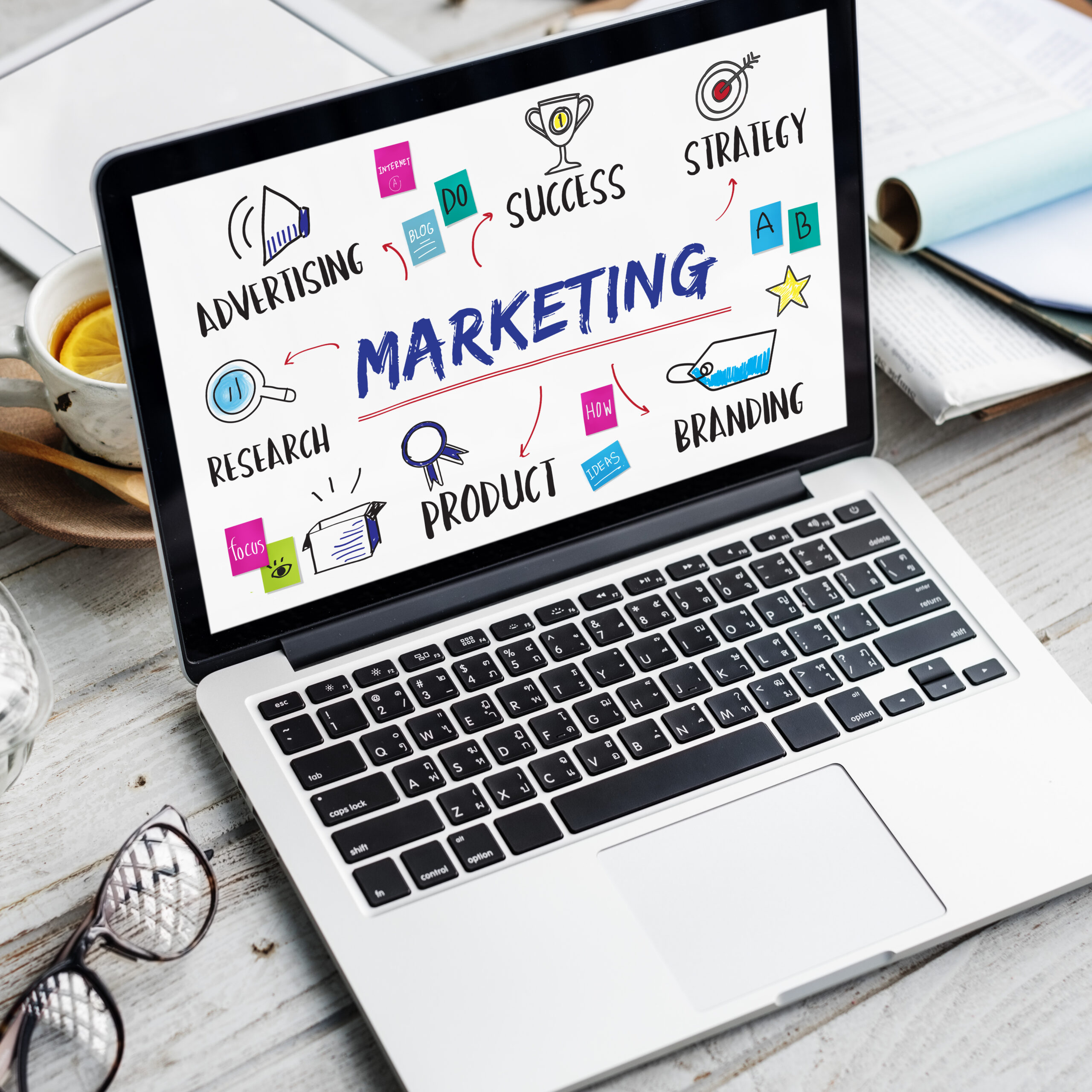 Social Media Marketing Concept